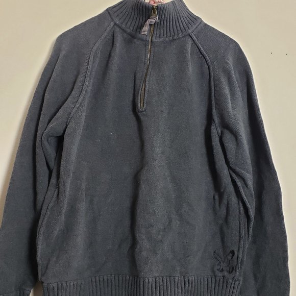 AMERICAN EAGLE MEN'S SWEATER ZIP COLLAR SIZE LARGE - Picture 6 of 16